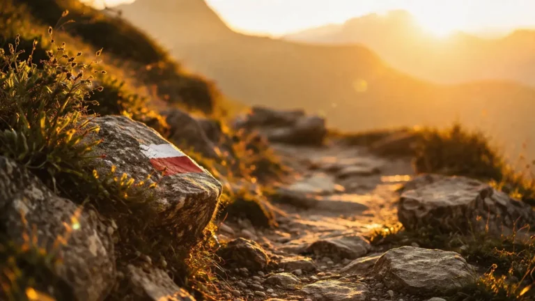oneffen pad in warm zonlicht als metafoor voor jezelf ongemakkelijk voelen