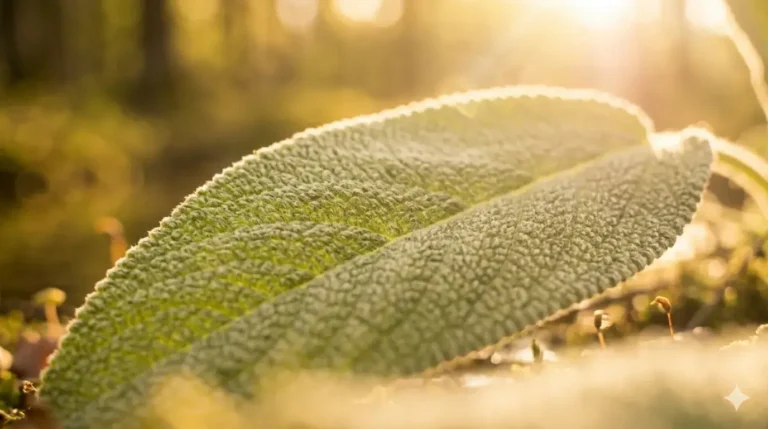 zacht blad in warm zonlicht als metafoor voor jezelf saboteren en hoe het ongemerkt gebeurt