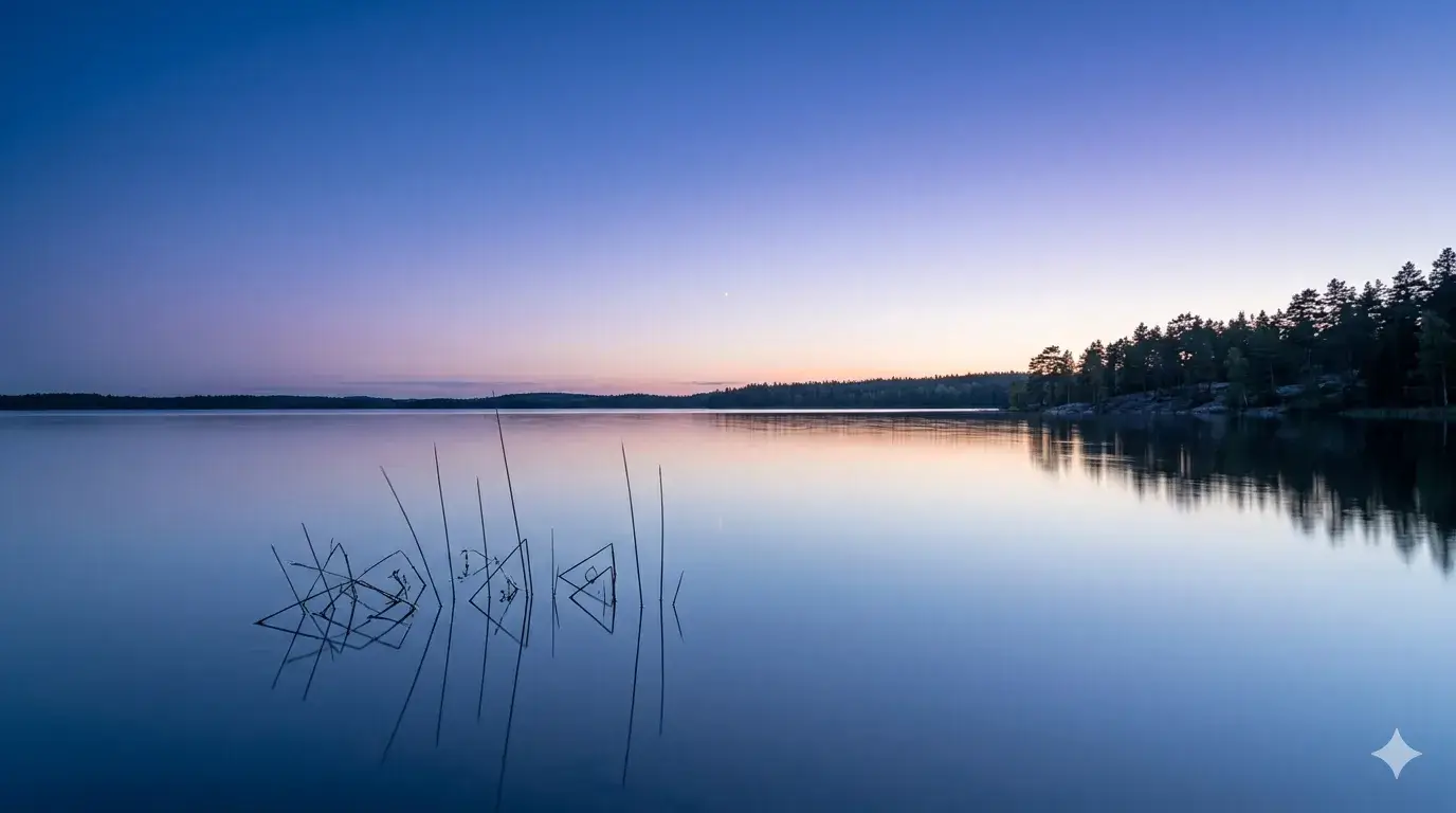 Stil meer bij zonsopkomst als beeld voor vertragen en voelen wat je lichaam aangeeft