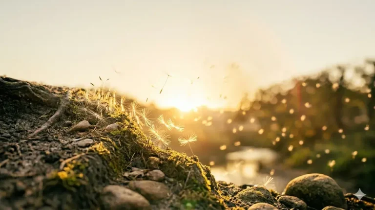Zonlicht dat over duingras en zand schijnt, symbool voor het terugvinden van energie en levenslust door weer verbinding te maken met je lichaam